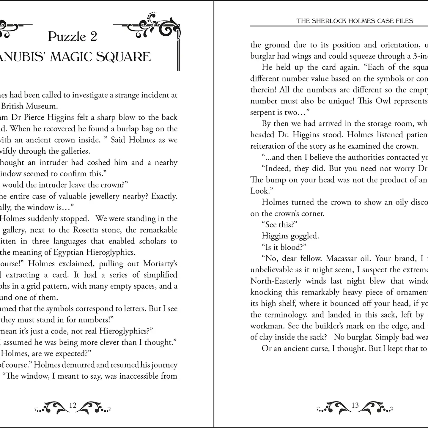 Sherlock Holmes Puzzle Book & Card Deck