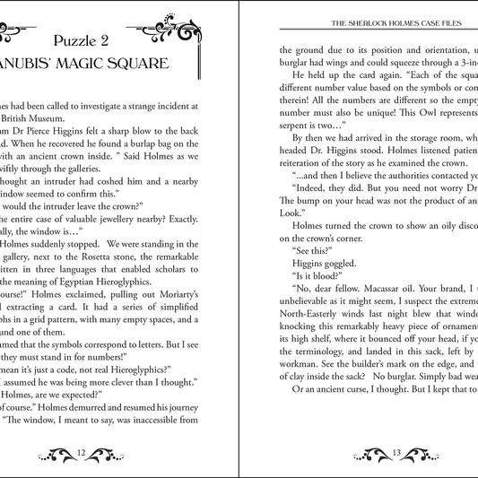 Sherlock Holmes Puzzle Book & Card Deck