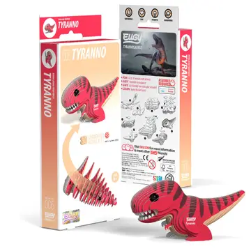 Eugy 3D Wood Puzzle: Tyranno
