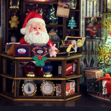 Miniature House Kit: Christmas Wonderland