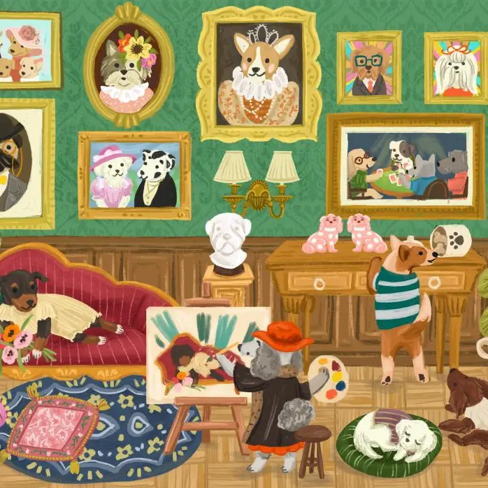 Doggie Art Gallery 1000pc
