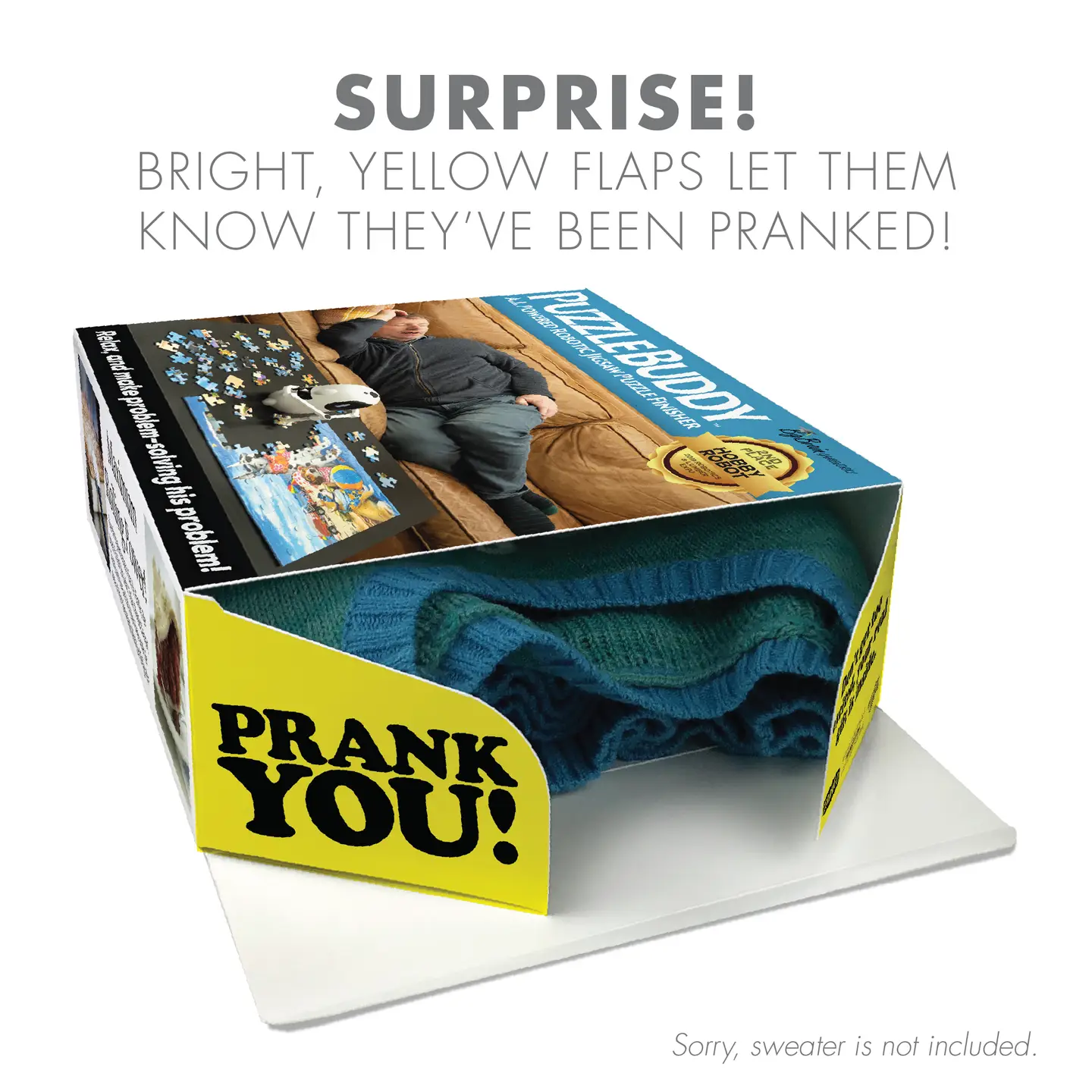 Prank Gift Box Puzzle Buddy