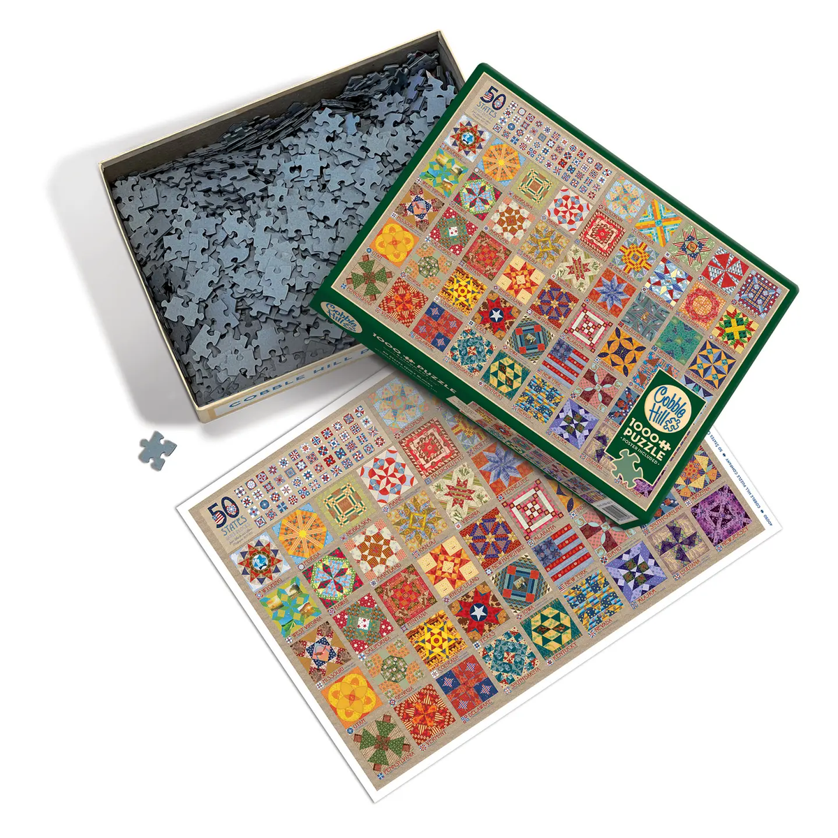 50 States Quilt Blocks 1000pc