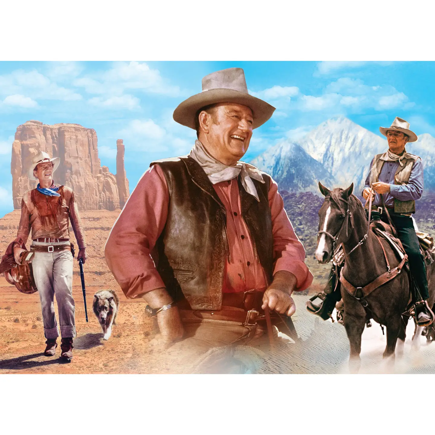 John Wayne Collection - On the Trail Panoramic 1000pc