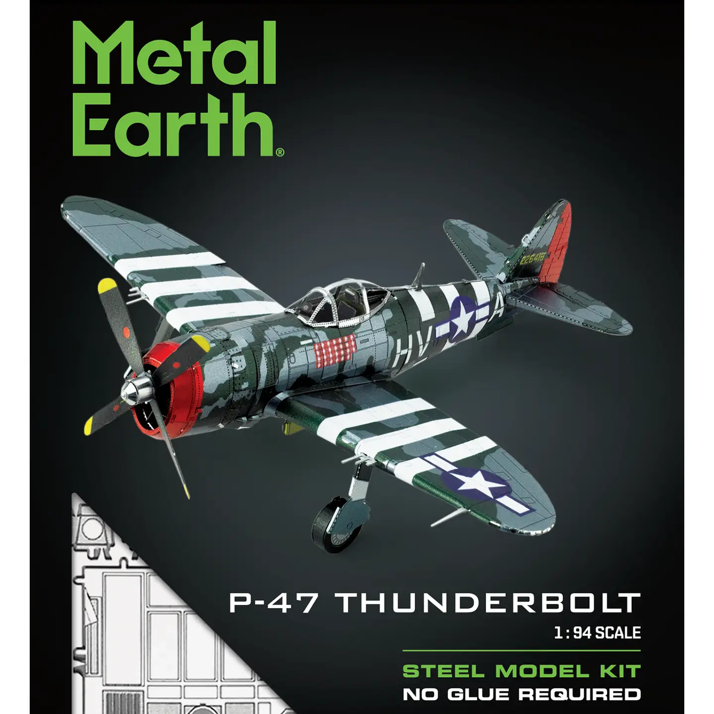 Metal Earth P-47 Thunderbolt