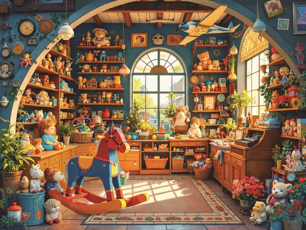 The Toy Shop 1000pc