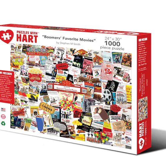 Boomers' Favorite Movies By Steve Smith 1000pc