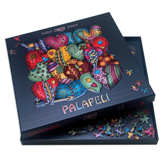 Palapeli Framed Puzzle - Hearts 242pc
