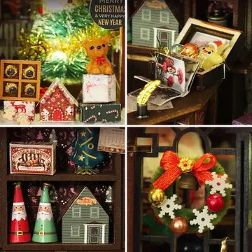 Miniature House Kit: Christmas Wonderland