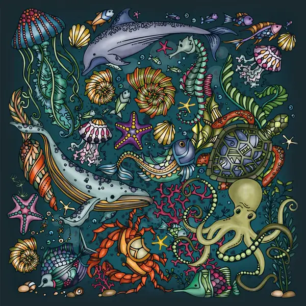 Palapeli Framed Puzzle - Deep Sea 246pc