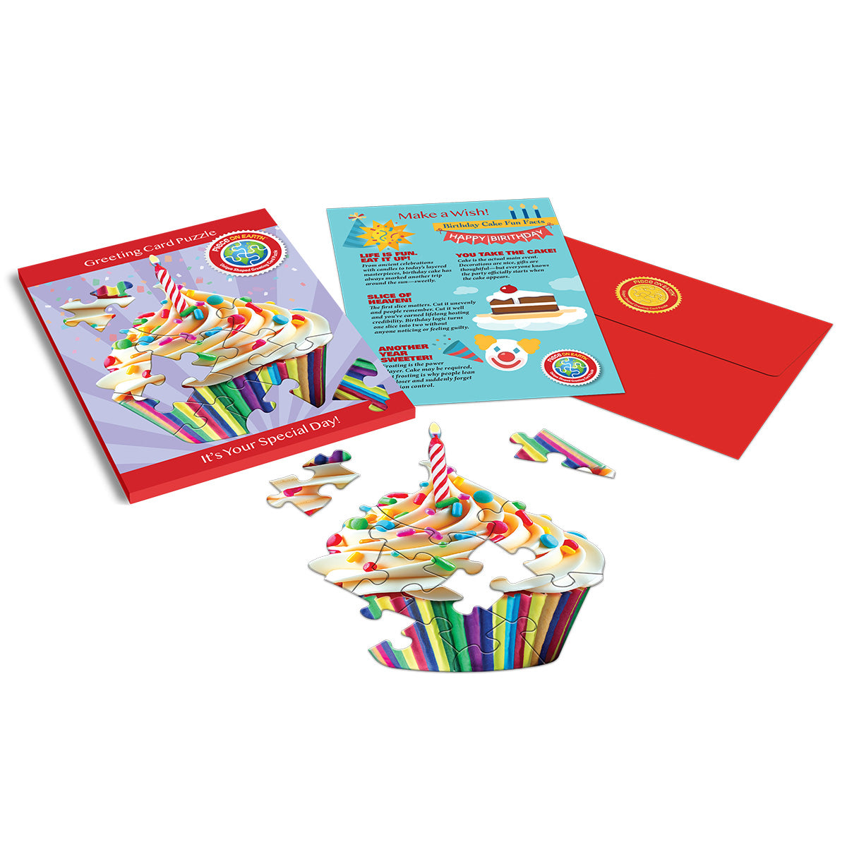 Cupcake Greeting Card Jigsaw Puzzle