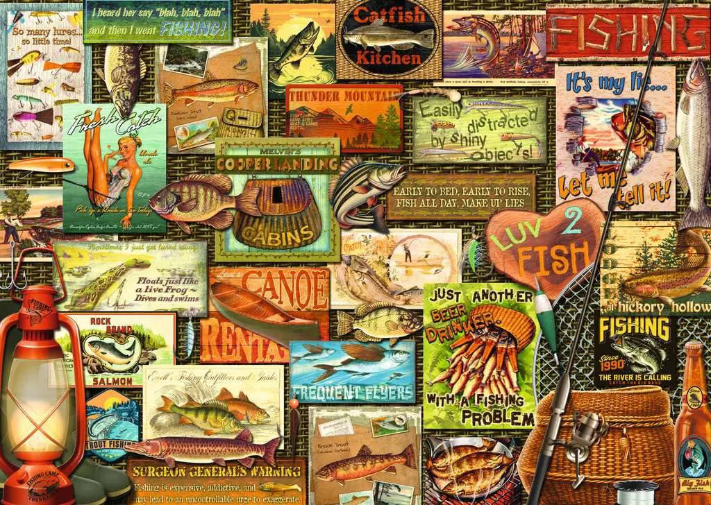 Gone Fishing 1000pc