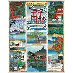 Japanese Woodblocks 1000pc
