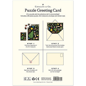Foraging Puzzle Greeting Card 60pc