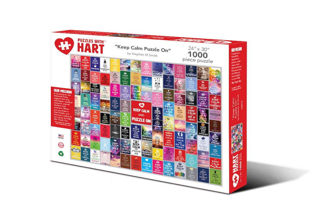 Keep Calm Puzzle On by Steve Smith 1000pc