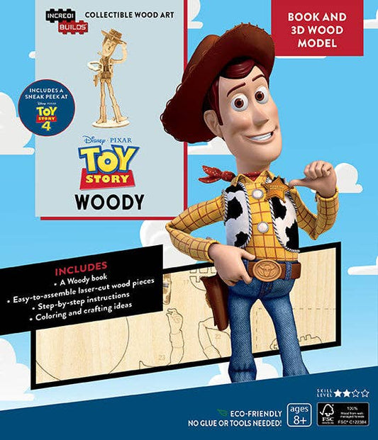 Toy Story: Woody Book and 3D Wood Model