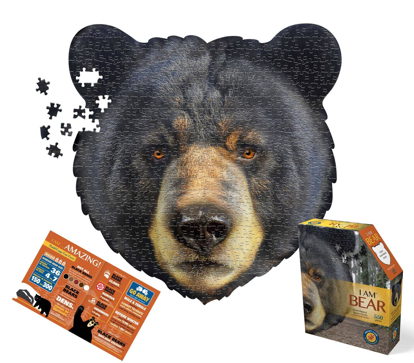 I AM Bear - Shaped 550pc