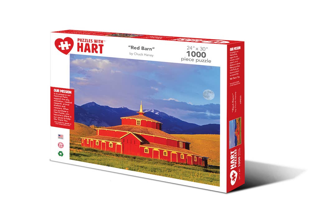 Red Barn by Chuck Haney 1000pc