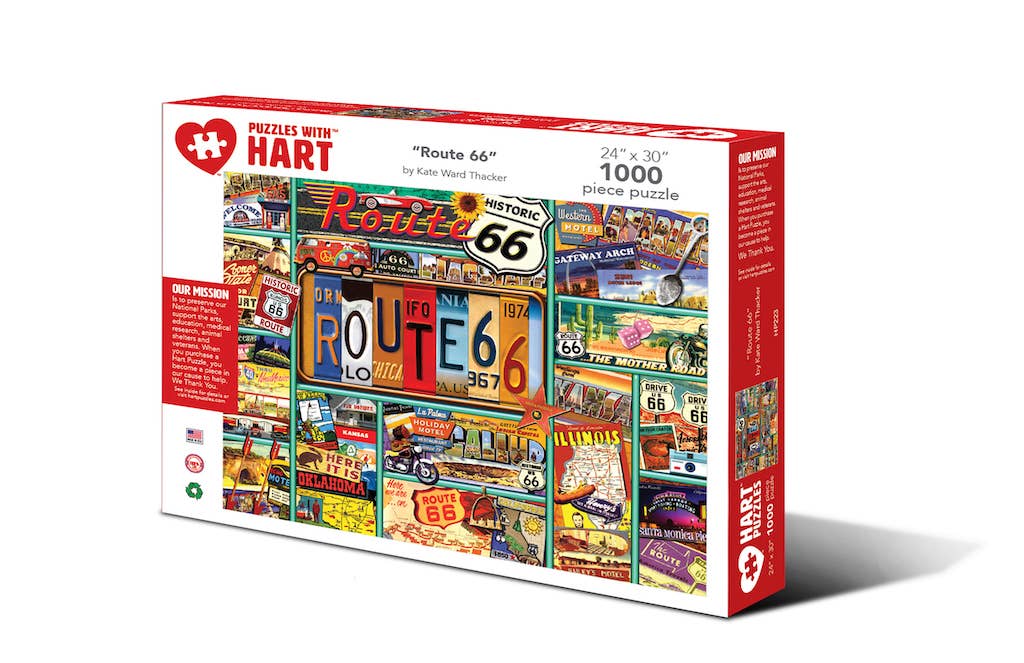 Route 66 by Kate Ward Thacker 1000pc