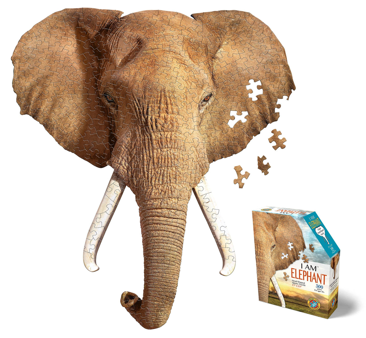 I AM Elephant - Shaped 300pc