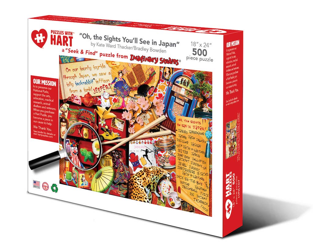 Oh, the Sights You'll See in Japan 500pc