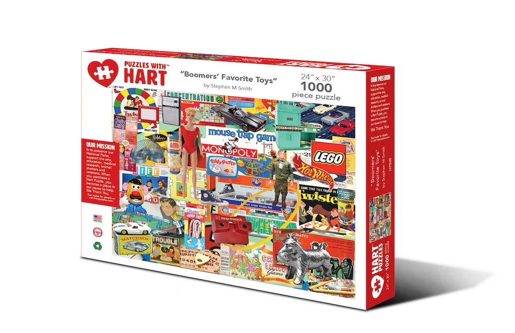 Boomers' Favorite Toys by Steve Smith 1000pc
