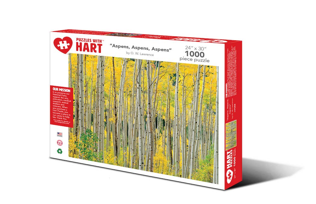 Aspens, Aspens, Aspens by O W Lawrence 1000pc