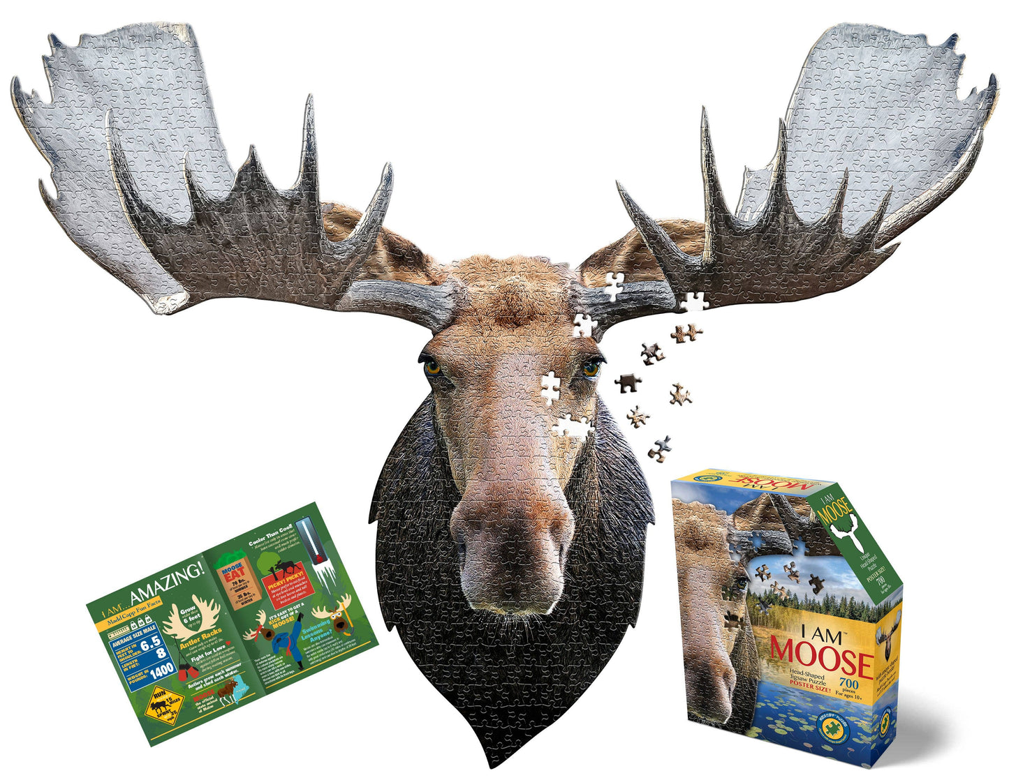 I AM Moose - Shaped 700pc
