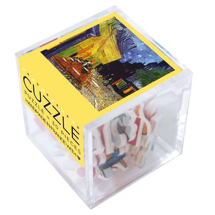 LE CAFE Wooden Art Puzzle 30pc