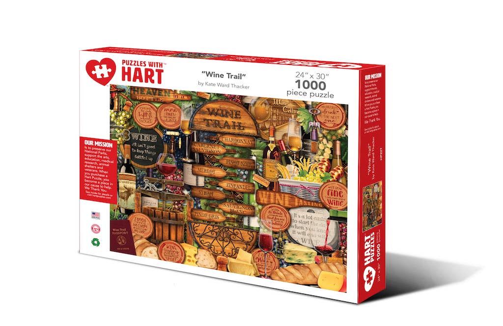 Wine Trail by Kate Ward Thacker 1000pc
