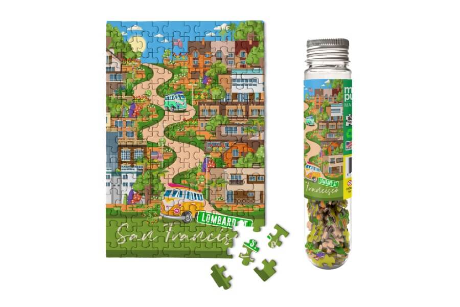 San Francisco Lombard Street Micro Tube 150pc