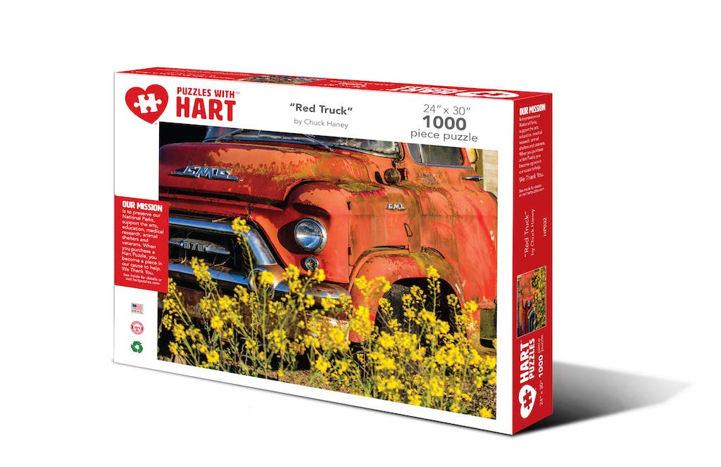 Red Truck by Chuck Haney 1000pc