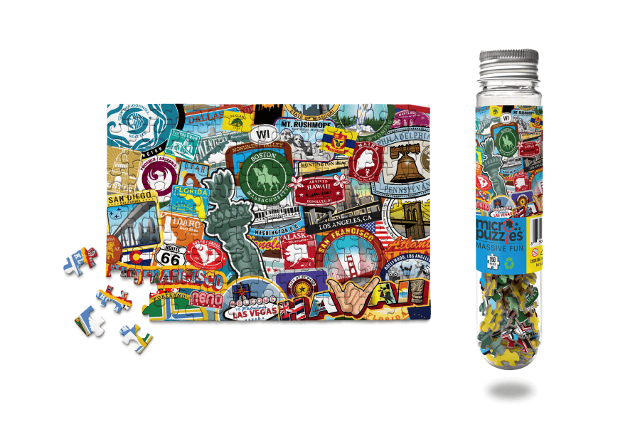 Road Trip USA Micro Tube 150pc