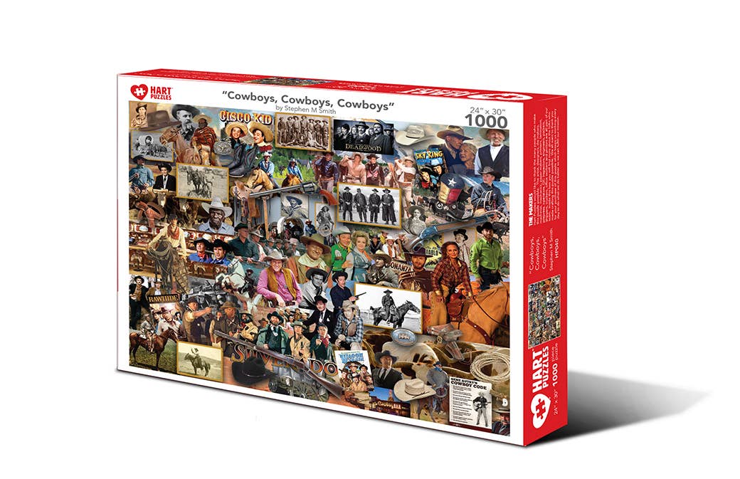 Cowboys, Cowboys, Cowboys by Steve Smith 1000pc