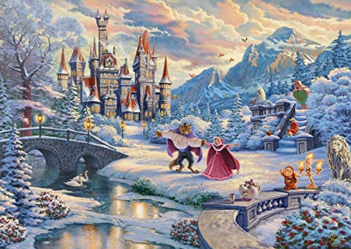 Beauty and the Beast's Winter Enchantment 1000pc