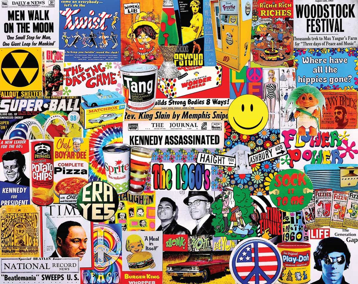Life In The 60s 1000pc
