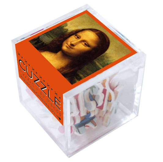 MONA LISA ORANGE Wooden Art Puzzle 30pc