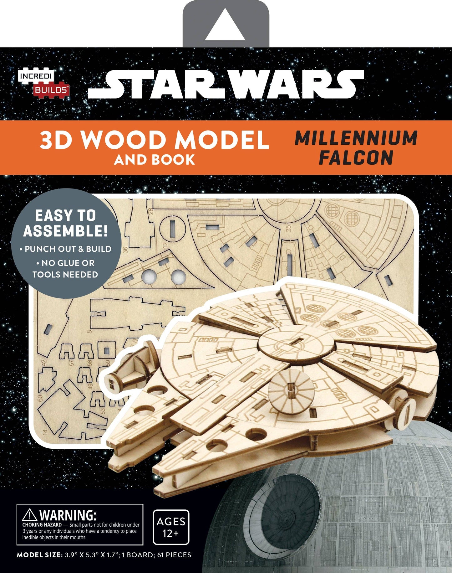 Star Wars: Millennium Falcon 3D Wood Model