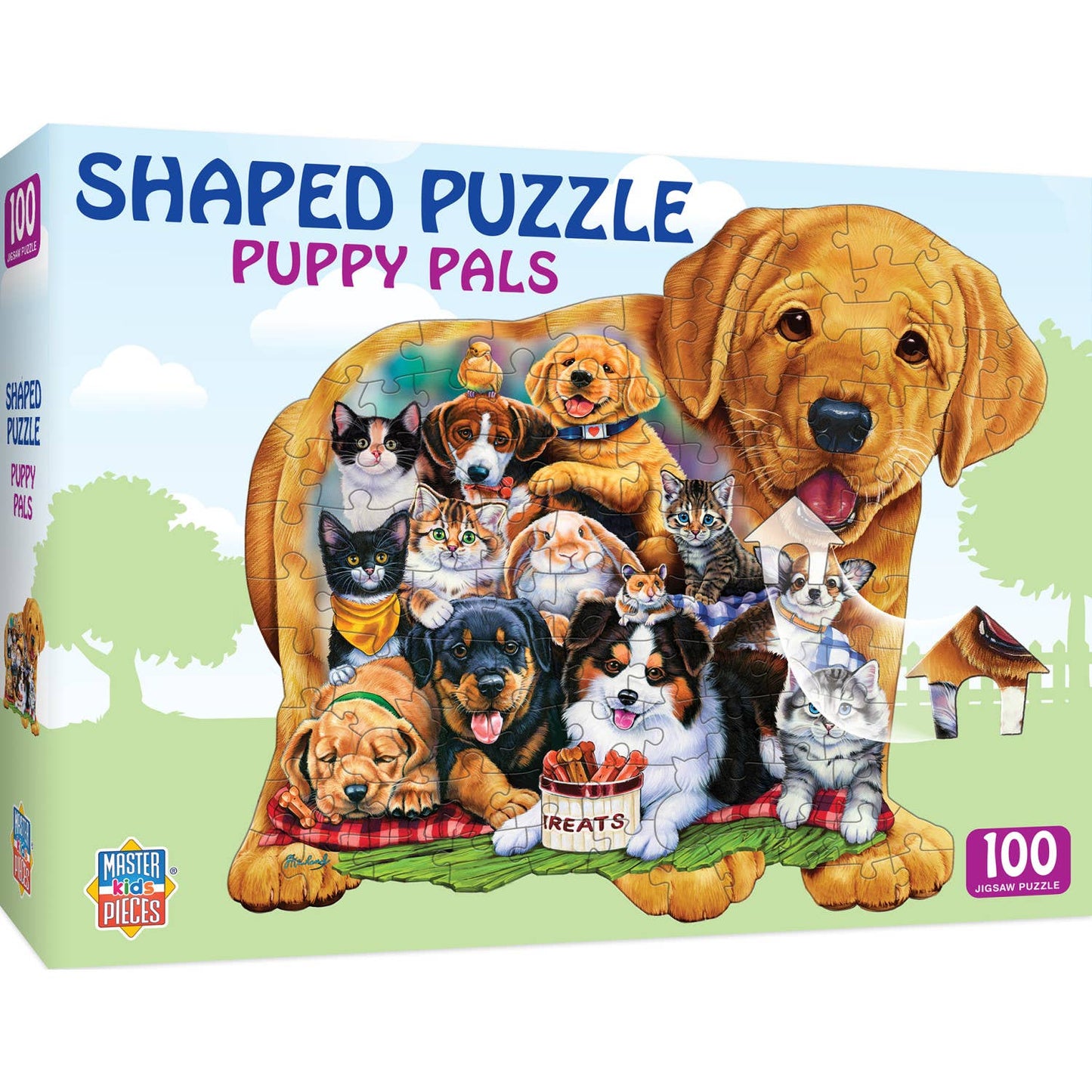Puppy Pals Shaped - 100pc