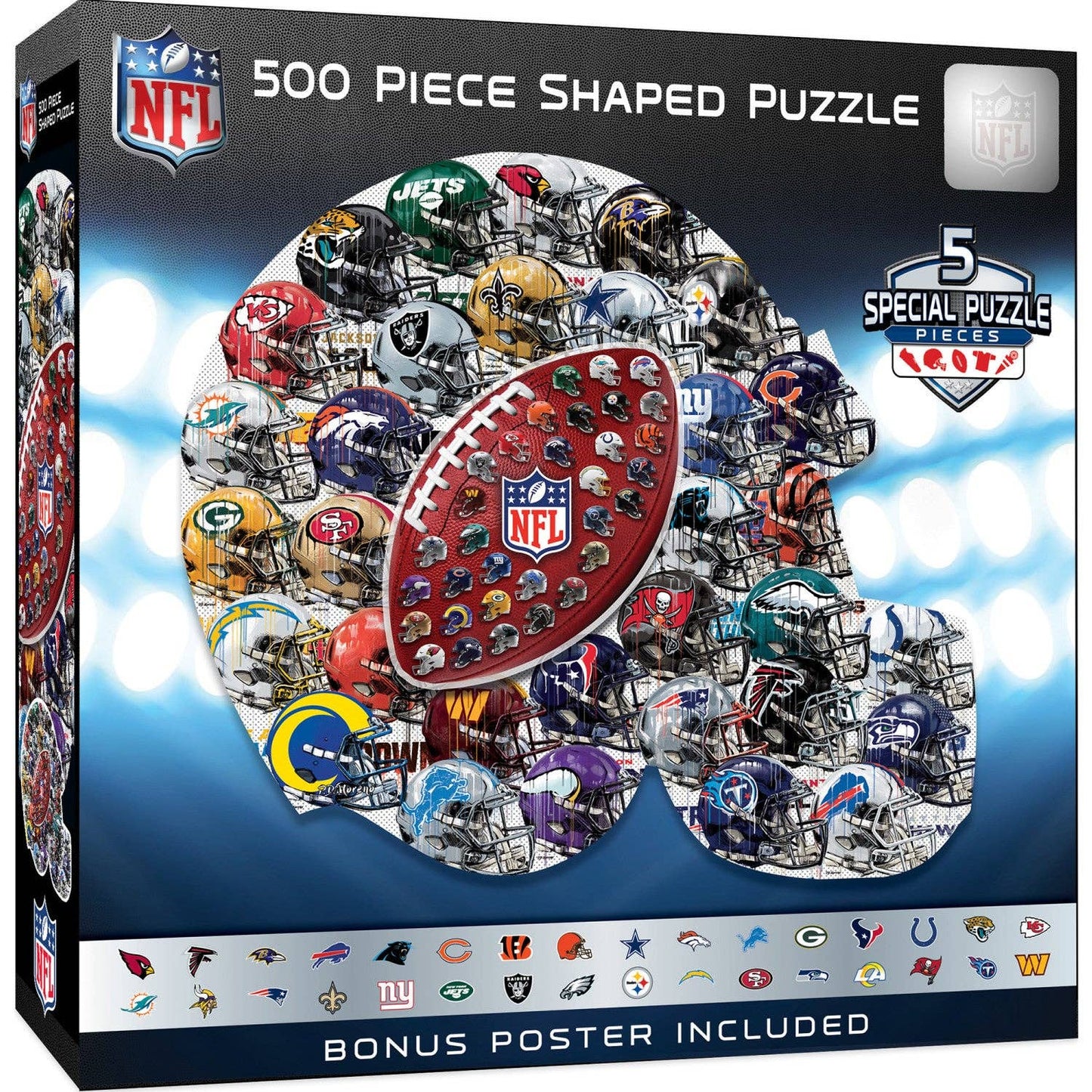 NFL - Helmet Drip Art 500pc