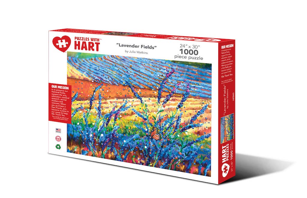 Lavender Fields by Julia Watkins 1000pc