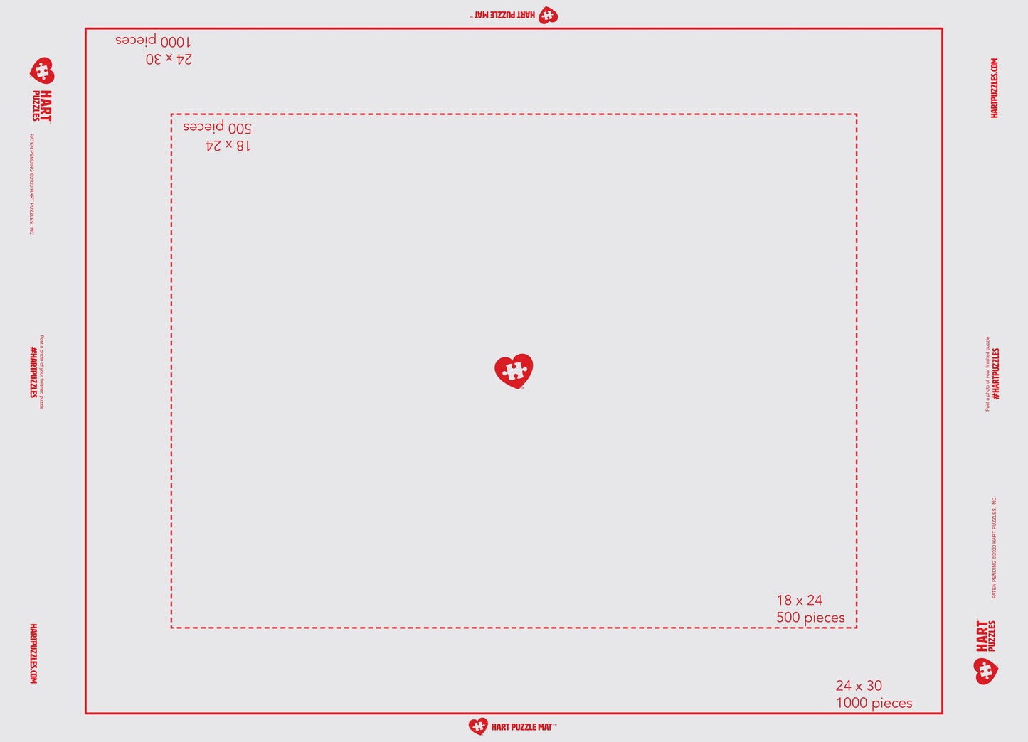 Hart Puzzle Mat