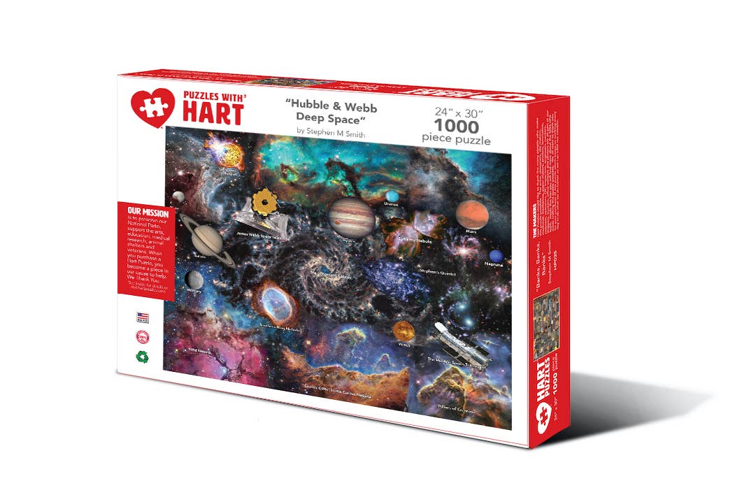 Hubble & Webb Deep Space by Steve Smith 1000pc